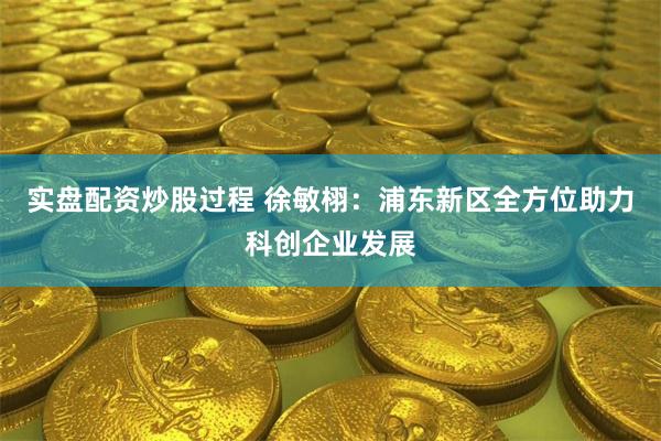 实盘配资炒股过程 徐敏栩：浦东新区全方位助力科创企业发展