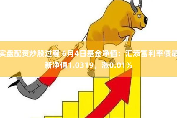 实盘配资炒股过程 6月4日基金净值：汇添富利率债最新净值1.0319，涨0.01%